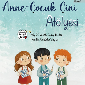 Çini Atölyesi - Anne Çocuk (Yüz Yüze)