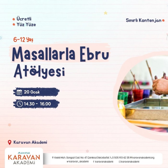 Masallarla Ebru Atölyesi