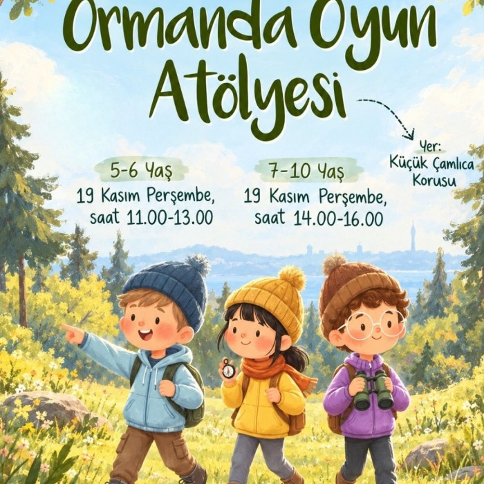 Ormanda Oyun Atölyesi Yüz Yüze