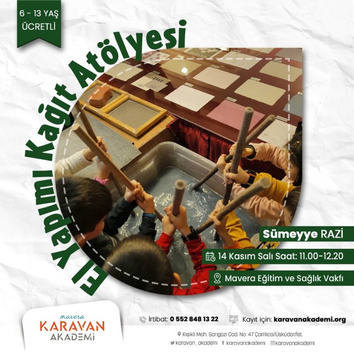 El Yapımı Kağıt Atölyesi