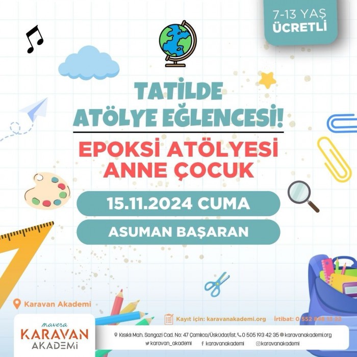 Epoksi Atölyesi - Anne Çocuk ( Yüz Yüze)